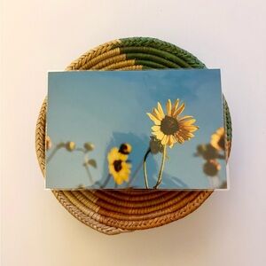 🩵🌻🍃4x6 Sunflower Print
